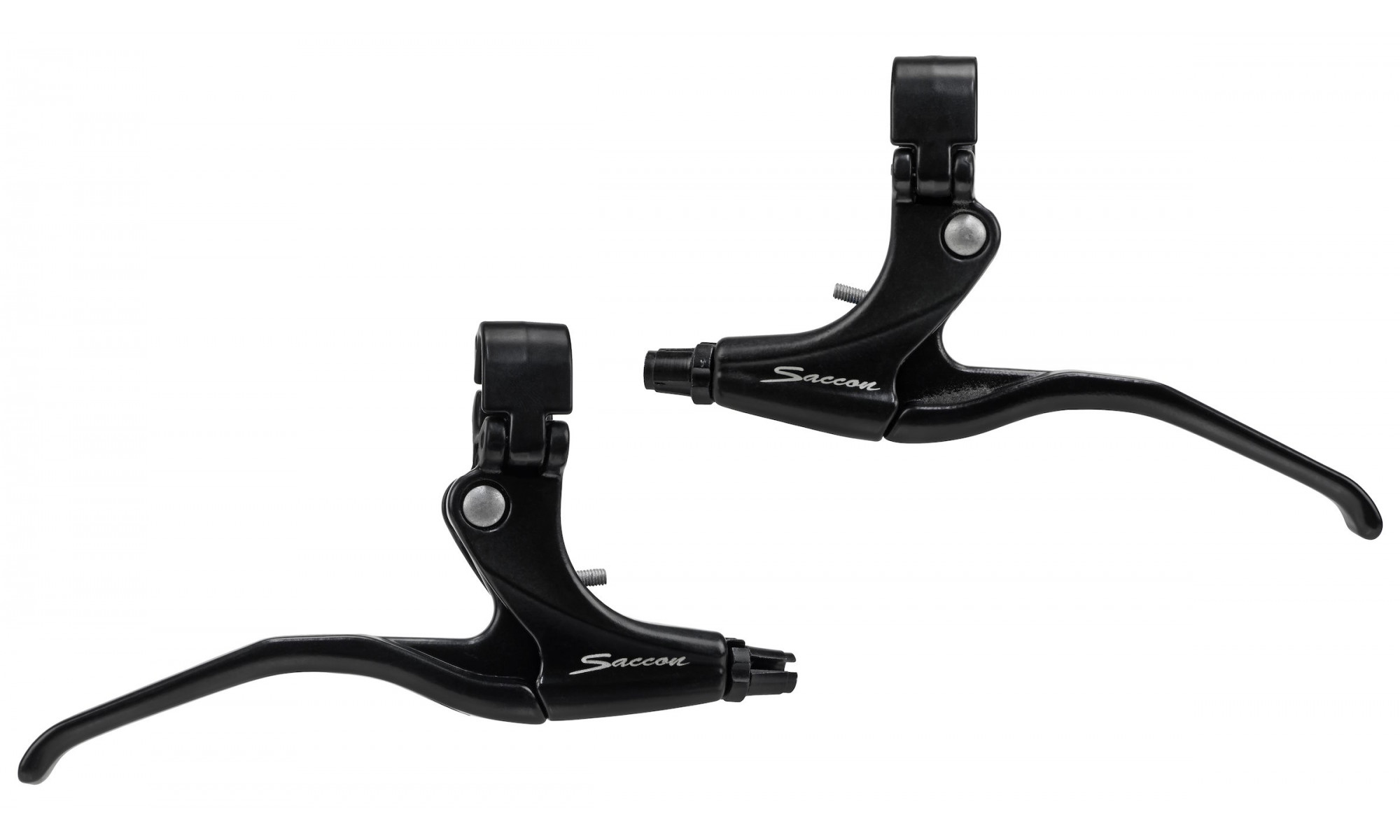 Brake levers Saccon Italy 3-finger Alu black 