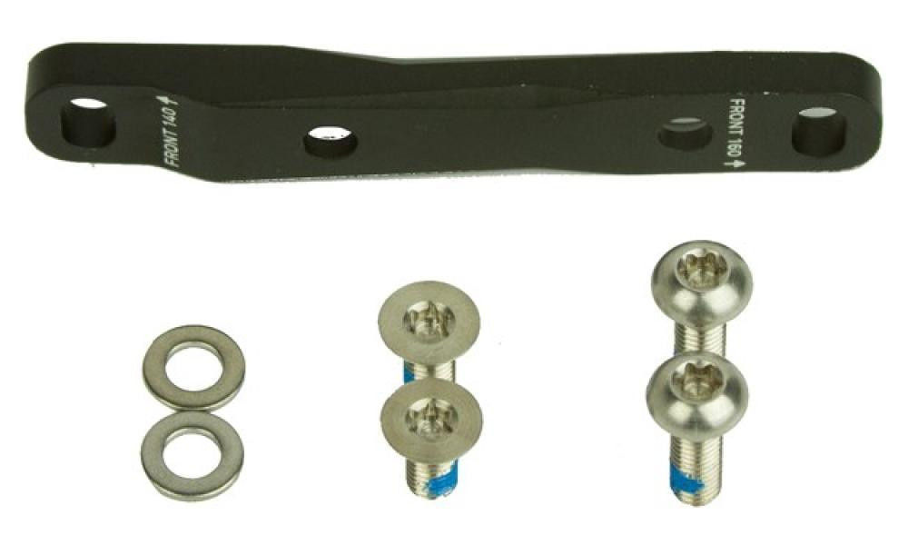 Адаптер переднего дискового тормоза SRAM Flat Mount 140mm/160mm with stainless steel bolts 0mm/2 