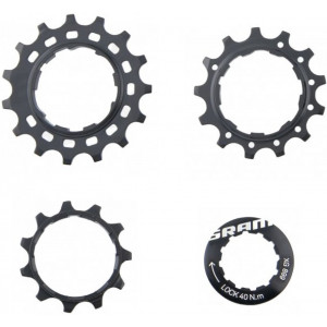 Sprocket set SRAM for XG-899 11T-13T-15T with lockring