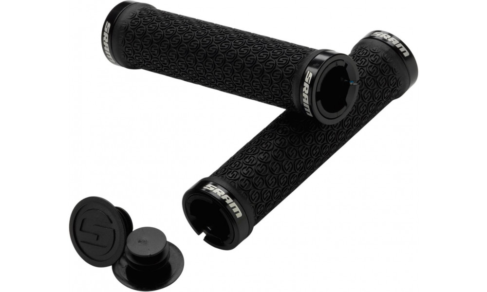 Ручки руля SRAM DH Silicone Lock-on double clamp black 