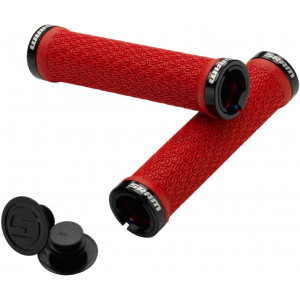 Grips SRAM DH Silicone Lock-on double clamp red