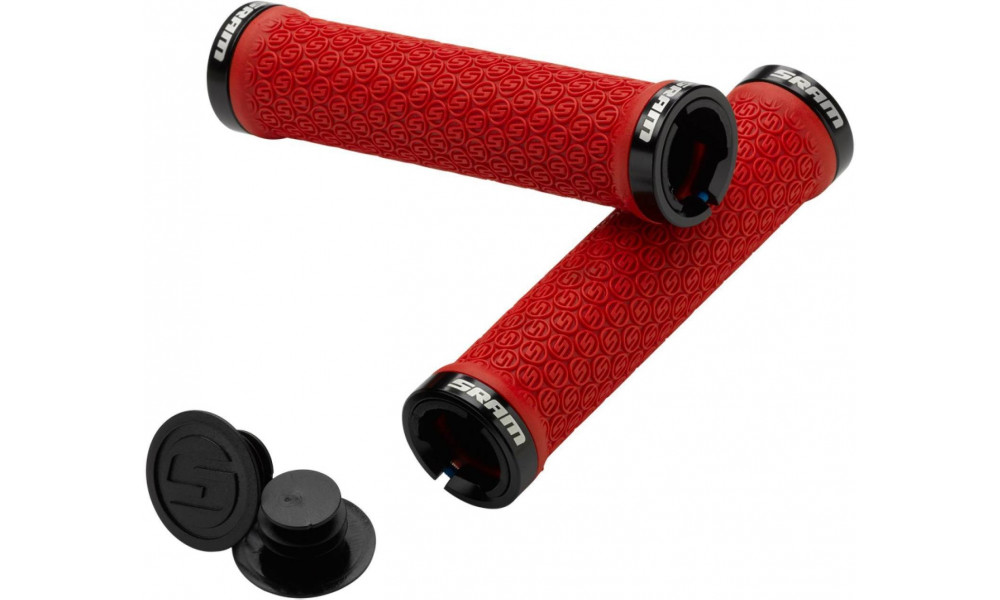 Grips SRAM DH Silicone Lock-on double clamp red 