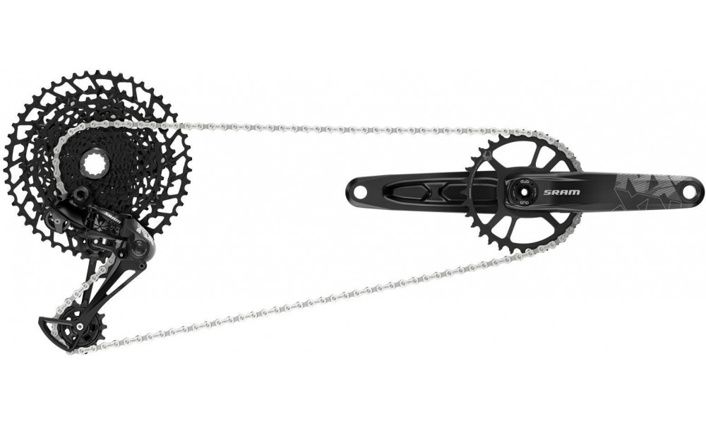 Groupset SRAM NX Eagle DUB 1x12-speed 32Tx11-50T 