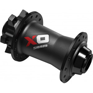 Front hub SRAM X0 9/15/20x100mm Disc 6-bolt black-red