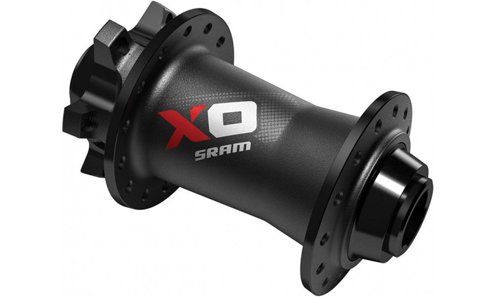 Front hub SRAM X0 9/15/20x100mm Disc 6-bolt black-red 