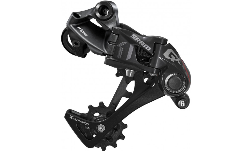 Rear derailleur SRAM GX long cage 1x11-speed black-red 