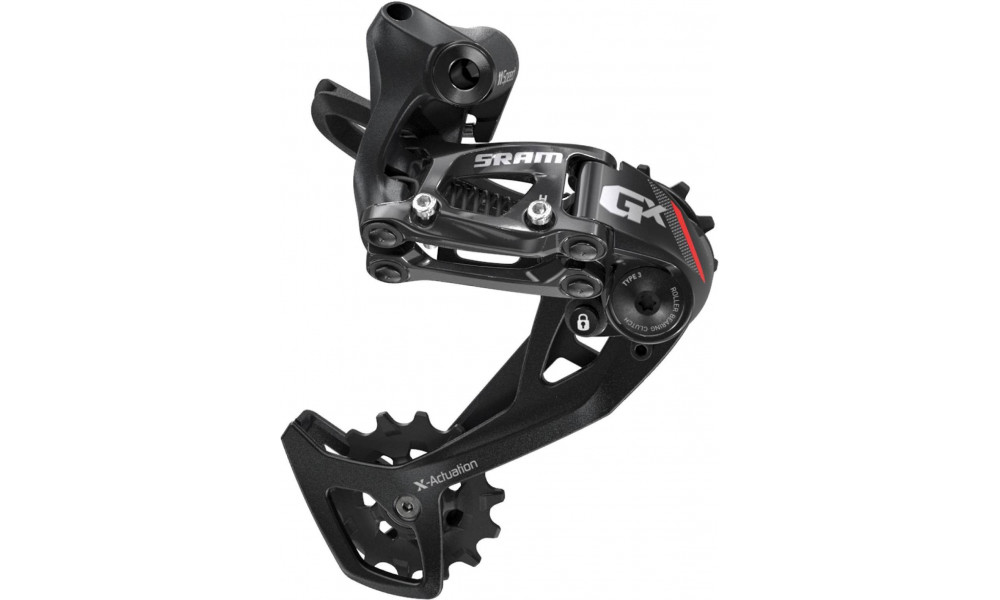 Rear derailleur SRAM GX long cage 2x11-speed black-red 