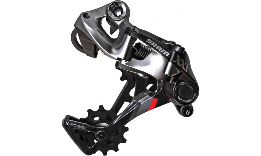 Ēąäķčé ļåšåźėž÷ąņåėü ńźīšīńņåé SRAM XX1 Type 2.1 11-speed black-red 