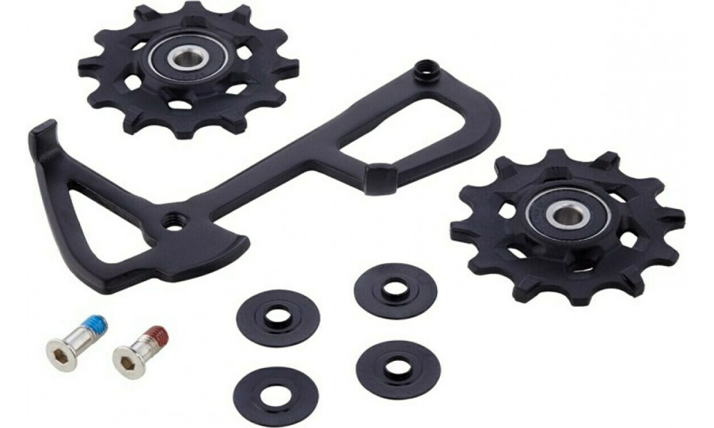 Tension and guide pulley set SRAM GX/Force1/Rival1 TYPE 2.1 with medium inner cage 1x11-speed 