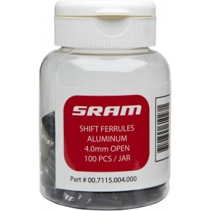 Наконечники панциря переключателя SRAM 4mm alu bottle (100 шт.)