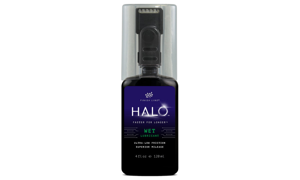 Chain lube Finish Line HALO Wet 120ml + Smart Luber - 4