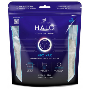 Hot melt chain wax Finish Line HALO Hot Wax 600g