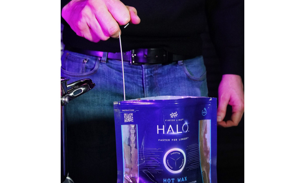 Hot melt chain wax Finish Line HALO Hot Wax 600g - 4