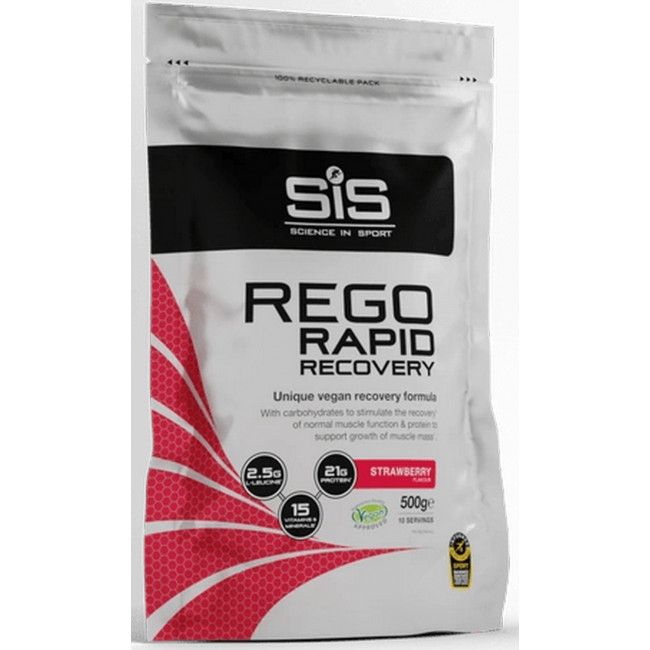 Пищевая добавка порошковая SiS Rego Rapid Recovery Strawberry 500g