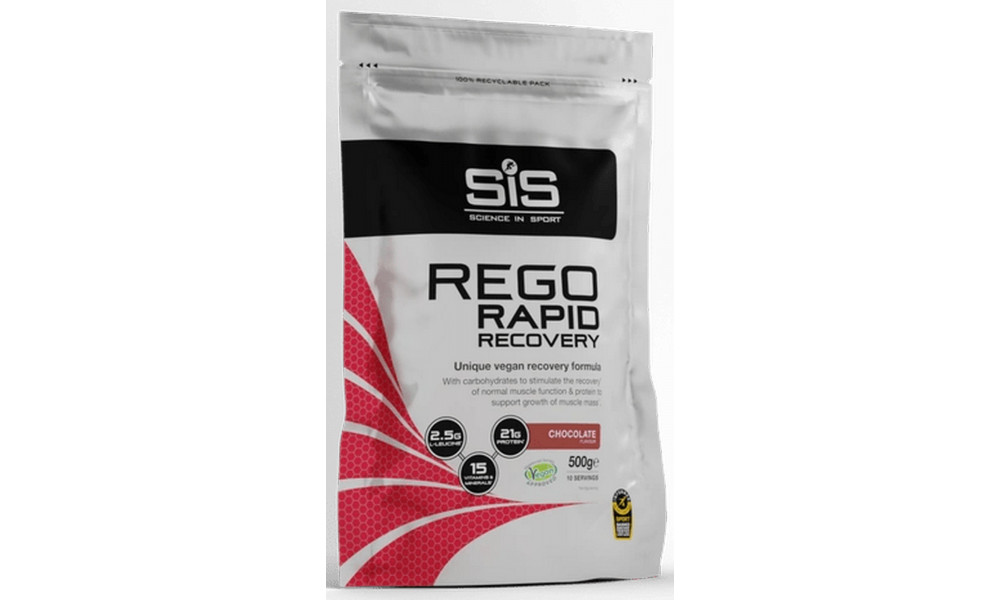 Sports nutrition powder SiS Rego Rapid Recovery Chocolate 500g 