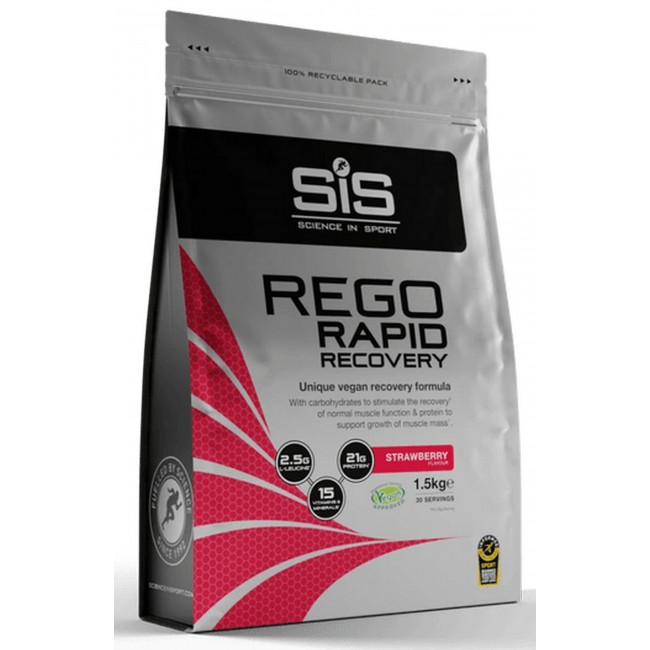 Питание для спорта в порошке SiS Rego Rapid Recovery Strawberry 1.5kg