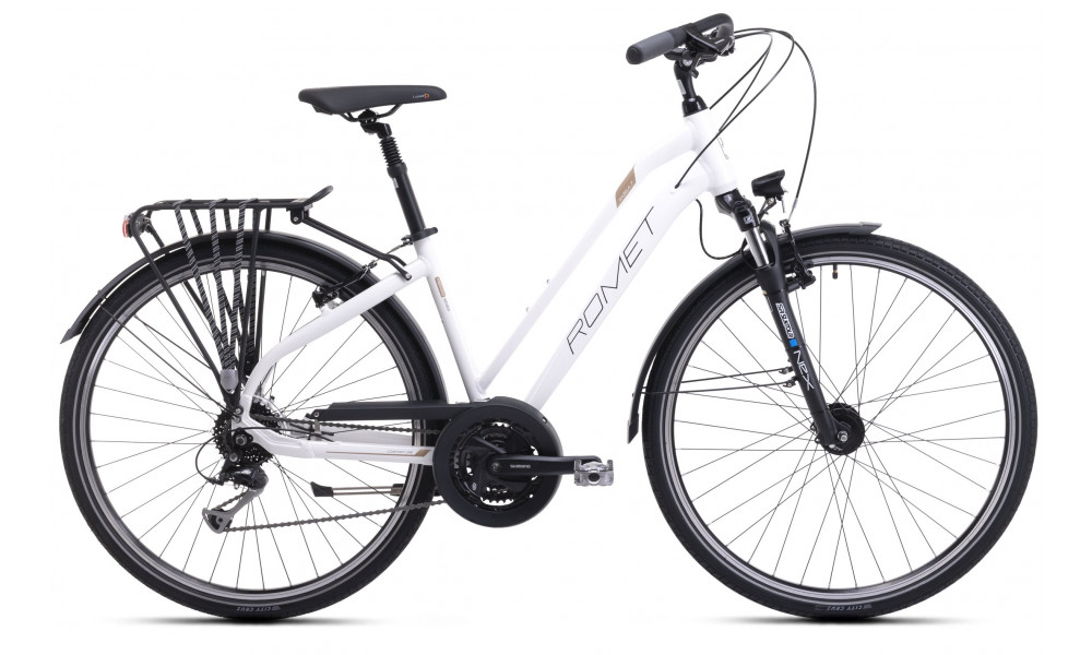 Bicycle Romet Gazela 7 2024 white-gold 