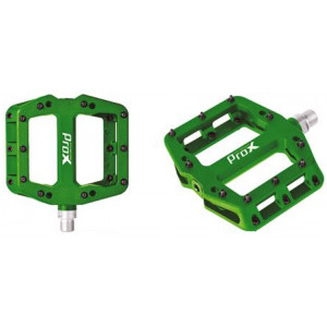 Педали ProX Base Pro 26 plastic Pins axle Cr-Mo green