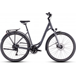 Bicycle Cube Touring Pro Easy Entry slabgrey'n'metal 2025