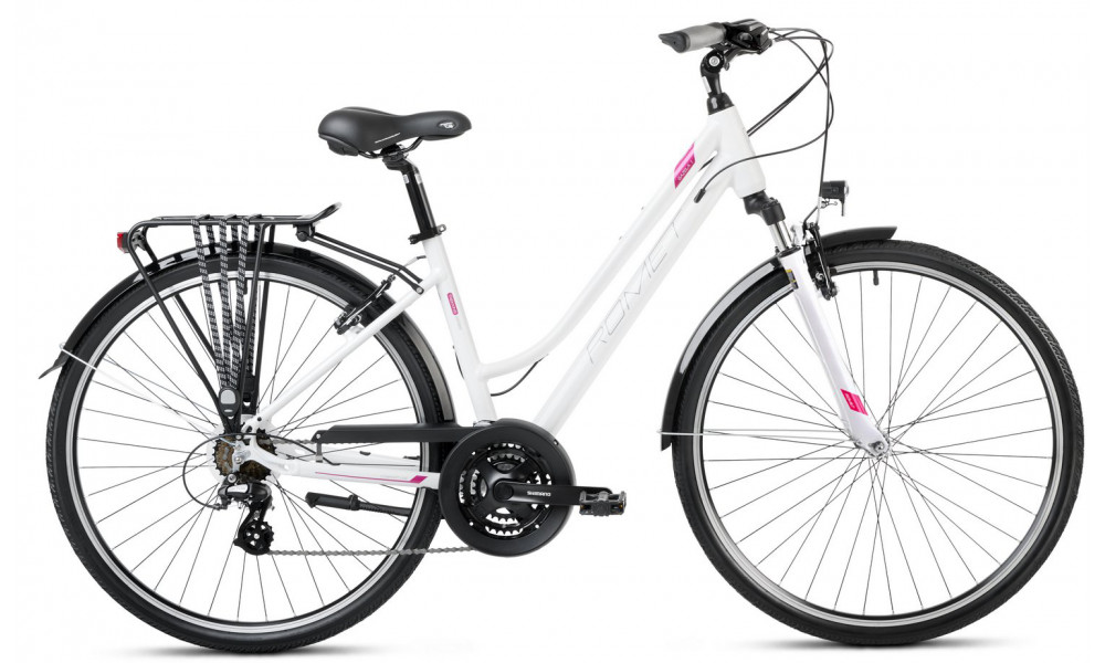 Bicycle Romet Gazela 1 2024 white-violet 