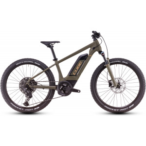 Электрический велосипед Cube Acid 240 Hybrid Rookie SLX 500 dustyolive'n'gold 2025