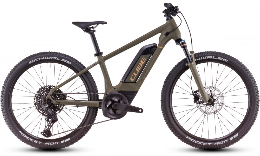 E-bike Cube Acid 240 Hybrid Rookie SLX 500 dustyolive'n'gold 2025 - 1