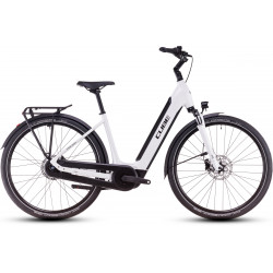 E-bike Cube Supreme Hybrid Comfort ONE 500 Easy Entry metallicwhite'n'black 2025