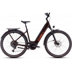 E-bike Cube Touring Hybrid Pro 625 Easy Entry cinnamon'n'orange 2025 E-bike Cube Touring Hybrid Pro 625 Easy Entry cinnamon'n'orange 2025