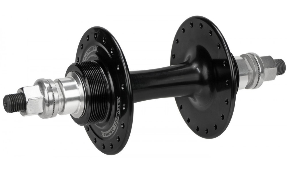 Задняя втулка Sturmey-Archer HBT30 Alu 1-speed freewheel/fixed black - 1