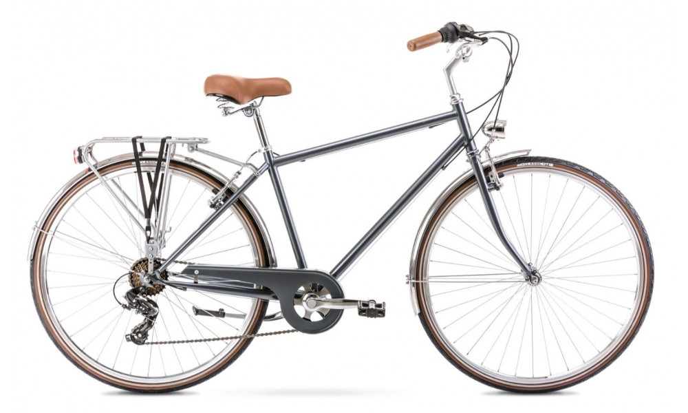 Велосипед Romet Vintage Eco M 28" Alu 2022 grey 