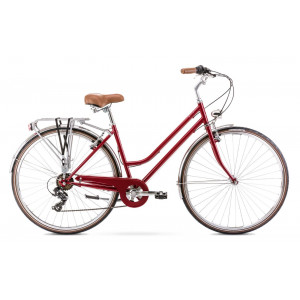 Bicycle Romet Vintage Eco D 28" 2022 bordo Bicycle Romet Vintage Eco D 28" 2022 bordo