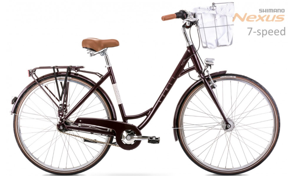 Bicycle Romet Pop Art Lux 28" 2022 bordo mat 