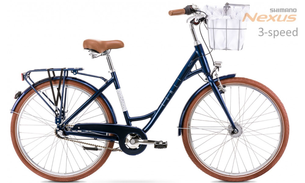 Bicycle Romet Pop Art Classic 28" 2022 blue mat 