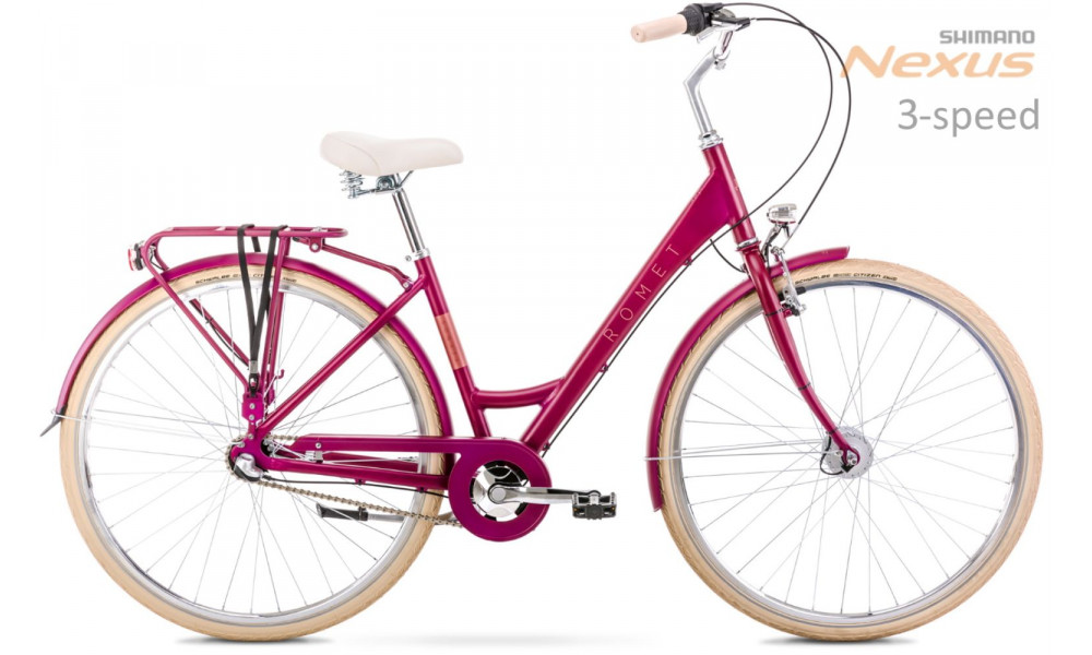 Bicycle Romet Sonata Classic 28" 2022 pink 