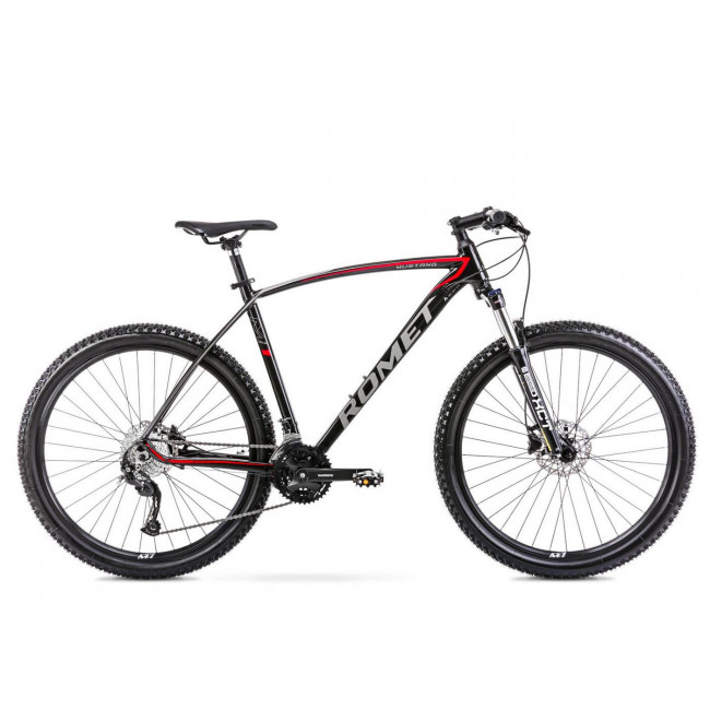 Велосипед Romet Mustang M7.1 27.5" LTD 27-speed 2022 black-red