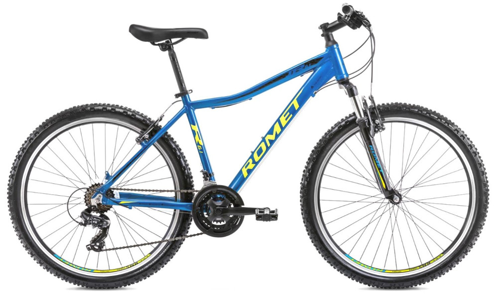 Bicycle Romet Rambler R6.1 JR 26" 2023 blue-green-black - 5