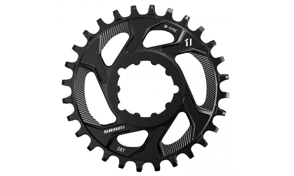 Chainring SRAM MTB X-Sync Direct Mount steel 11-speed 3mm offset 28T black 