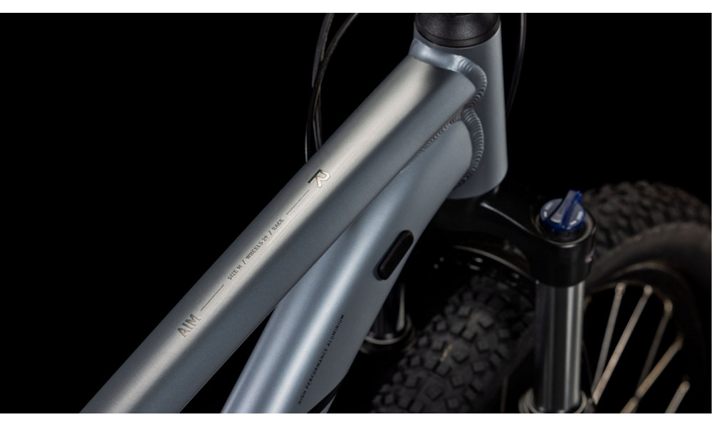 Bicycle Cube Aim Race 29 slategrey'n'rainbowblack 2025 - 7