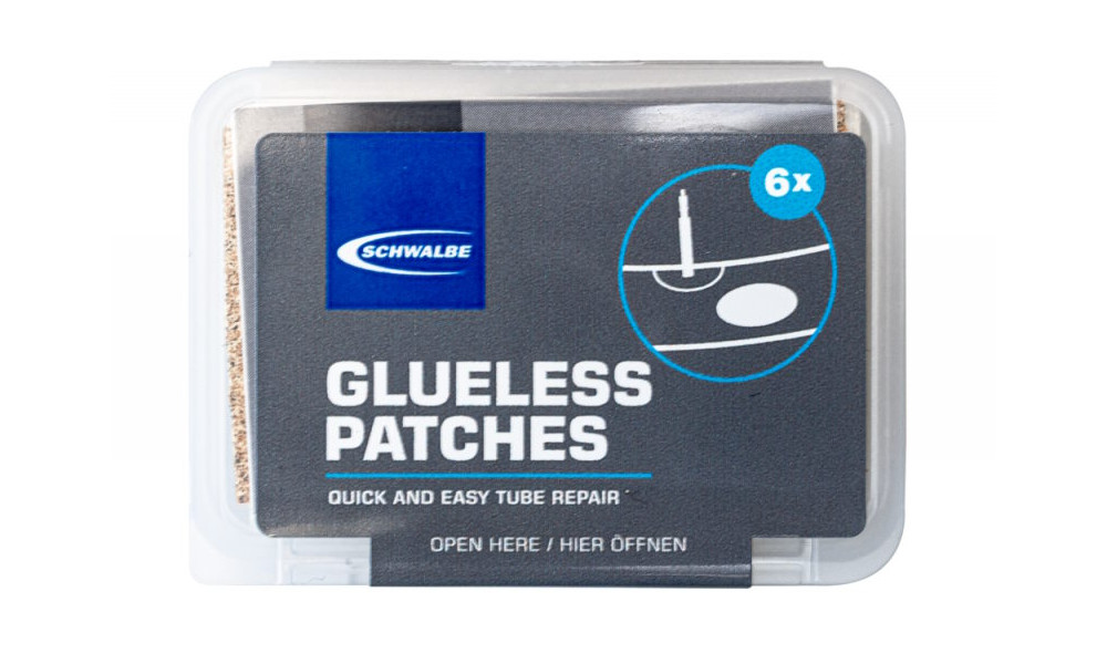 Заплаты для камер Schwalbe Glueless (6 шт.) - 1