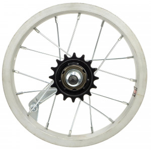 Заднее колесо 12" single speed hub, wide alloy singlewall rim