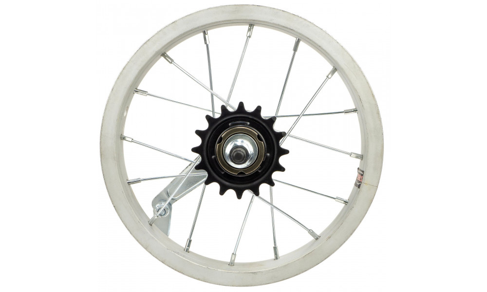 Rear wheel 12" single speed hub, wide alloy singlewall rim - 2