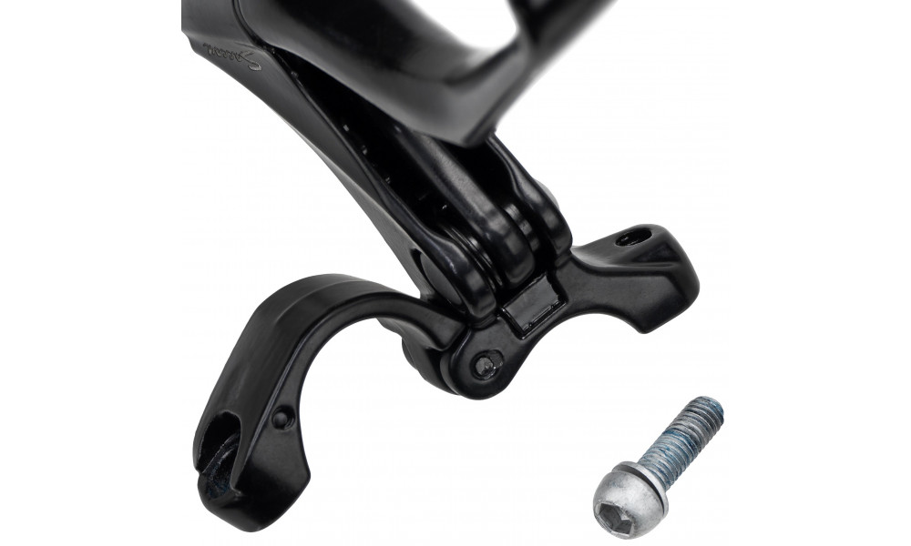 Brake levers Saccon Italy 3-finger Alu black - 4