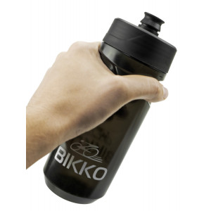 Bottle BIKKO 600ml clear black