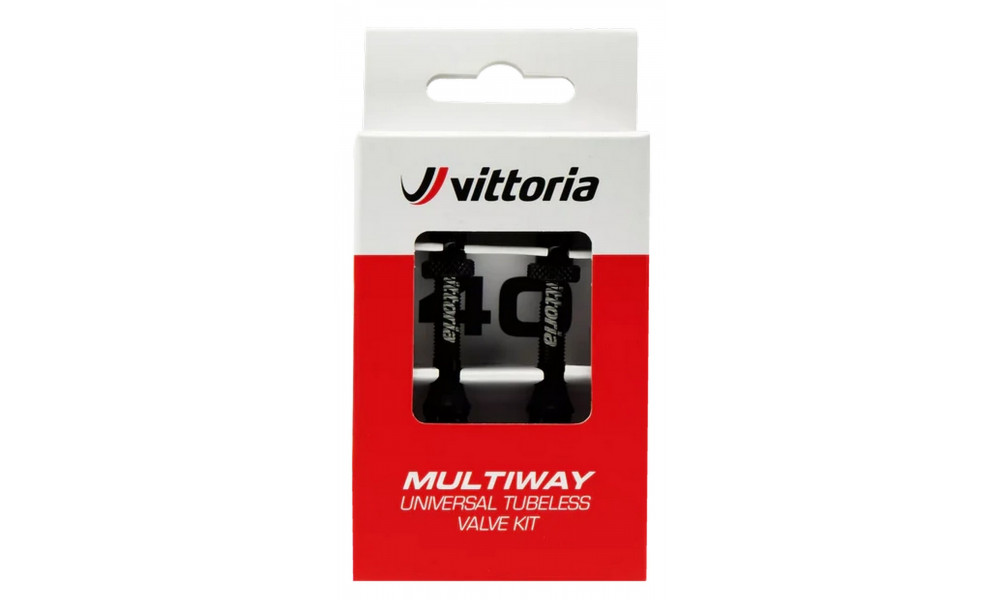 Бескамерный Вентиль Vittoria Multiway alloy black 60mm 2шт. - 7