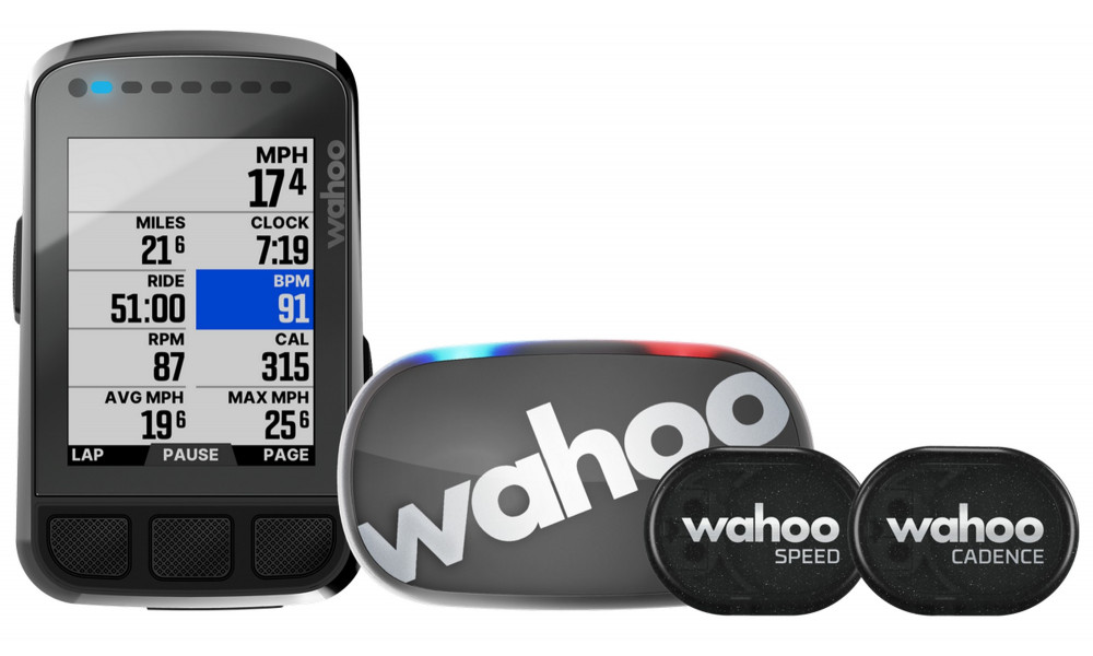 Bike computer Wahoo ELEMNT Roam v2 GPS HR speed/cadence bundle set (WFCC6B) 