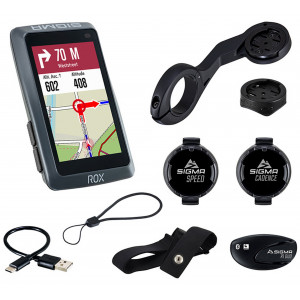 Велокомпьютер SIGMA ROX 12.1 Evo GPS Night grey Sensor Set