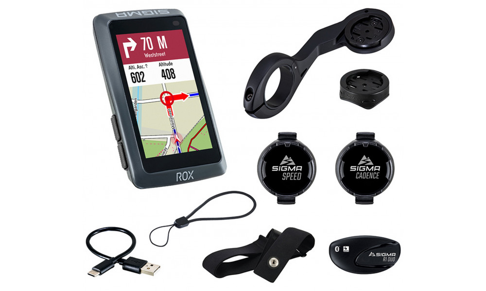 ????????????? SIGMA ROX 12.1 Evo GPS Night grey Sensor Set - 1