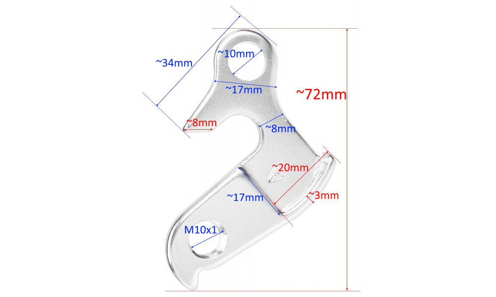 Frame dropout / hanger GW-9A - 4