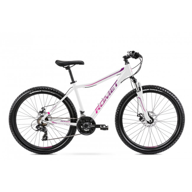 Bicycle Romet Jolene 6.2 2024 white-pink-violet