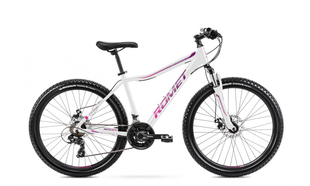 Bicycle Romet Jolene 6.2 2024 white-pink-violet 